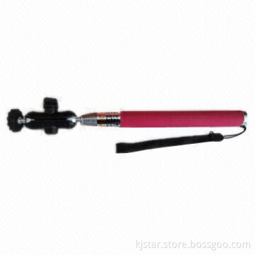 Handheld monopod with 220mm maximum height, tube made of stainless steel